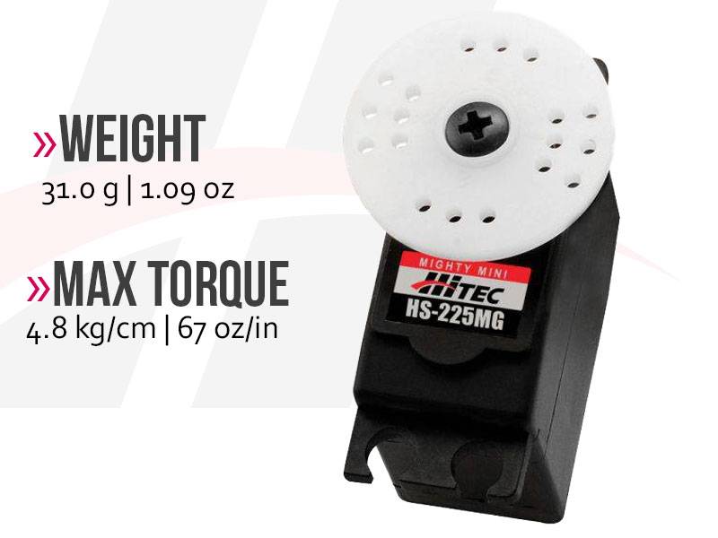 HS-225MG Metal Gear Mighty Mini Servo