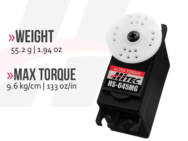 HI TECH HS 645 MG HI TORQUE METAL GEAR PREMIUM SPORT SERVO