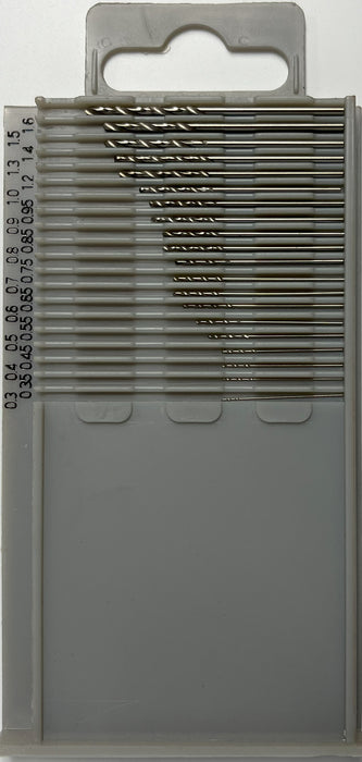SIGTL84100 20 PIECE METRIC MICROBOX DRILL SET (0.3-1.6MM)