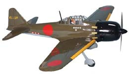 SEAGULL A6M ZERO ARF PARTS