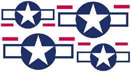 SIG US STARS AND BARS DECALS