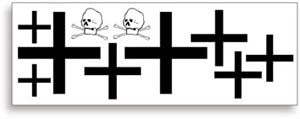 SIG GERMAN CROSSES DECAL