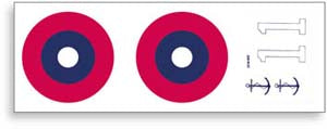 SIG WWI ROUNDEL DECALS