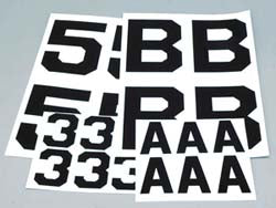 SIG 3 INCH DECAL LETTERS