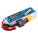 Gens ace 2200mAh 4S 45C 14.8V G-Tech Lipo Battery Pack with EC3 and Deans adapter