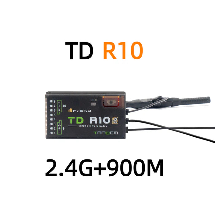 FrSky Tandem TD R10 Dual-Band Receiver with 10 Channel Ports