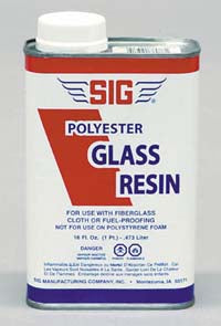 SIG POLYESTER GLASS RESIN - Sig Manufacturing